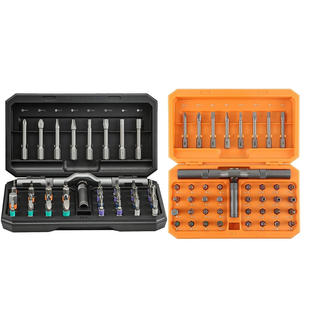 Magnetic Screwdriver,24&1 Magnetic Screwdriver Set, DIY Ratchet Screwdriver Set, Detachable Ratchet Handle, Portable Compact Tool Kit (42-in-1