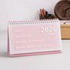 Waterproof Mini Calendar Coil Desktop Ornament Portable Desk Calendar  Office School Supplies