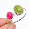 Natural Baby Pink Tourmaline Gemstone 925 Sterling Silver Ring Size 8 US, Gift