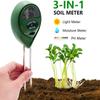 PH Tester Meter Soil Moisture Humidity Meter Sunlight Light Monitor Hydroponics Flower Garden Plant Acidity Hygrometer 3 In 1
