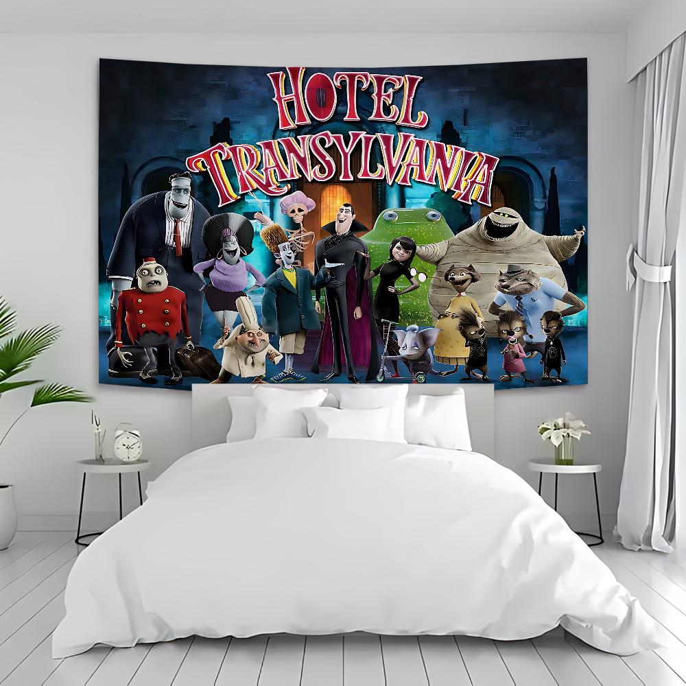 Anime Hotel Transylvania Hanging Bohemian Tapestry Bohemian Wall Tapestries Mandala Kawaii Room Decor