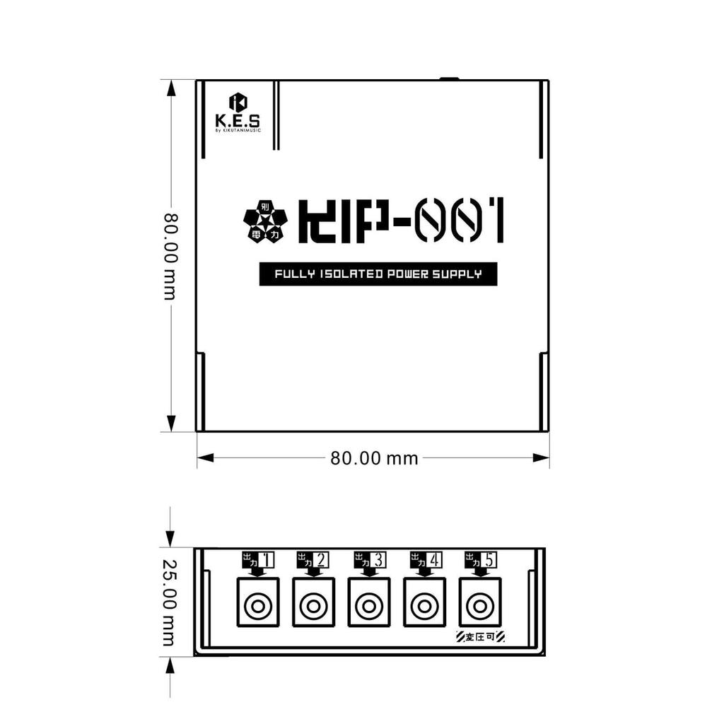 Fully Isolated Power Supply Voltage Over K.E.S [Strengthening] No-load 9.4V KIP-001