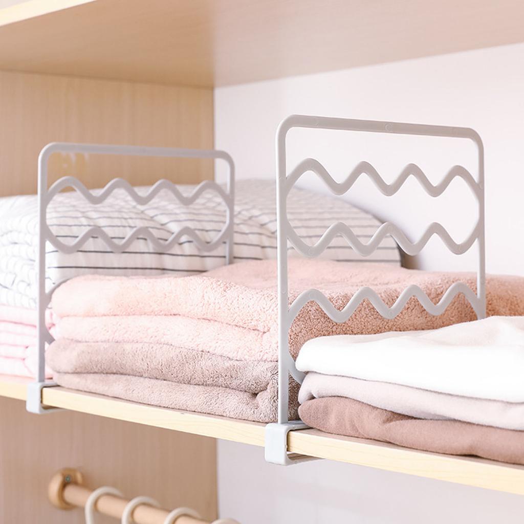 Closet Clothes Dividers Wardrobe Dividers Shelf Dividers Well Organized PP-material Dividers Used for Bedroom Kitchen