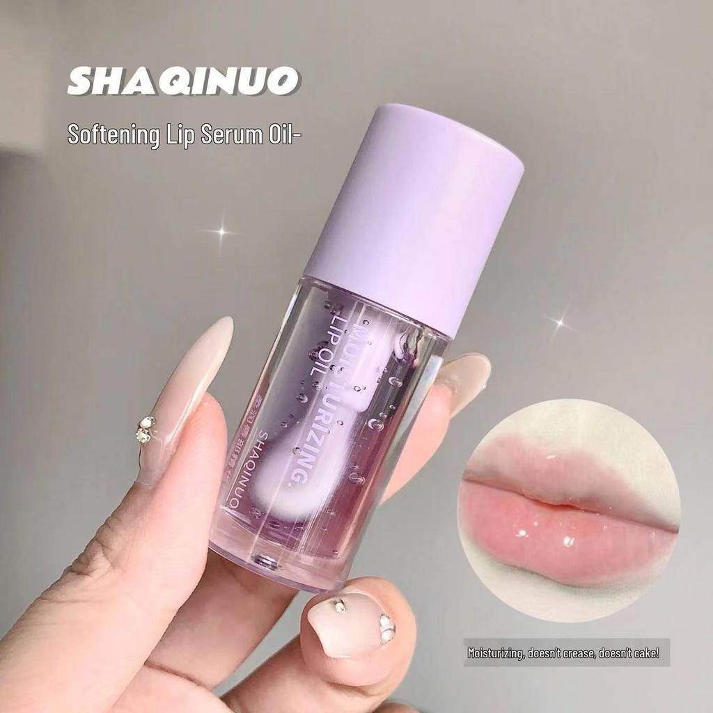 SHQINUO Lip Essence Oil: Softening, Moisturizing Lip Gloss & Primer for Plump Lips.