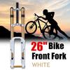 26 1-1/8 MTB Bike Mountain Bicycle Cycling Fork DH Downhill Front Fork Black/White