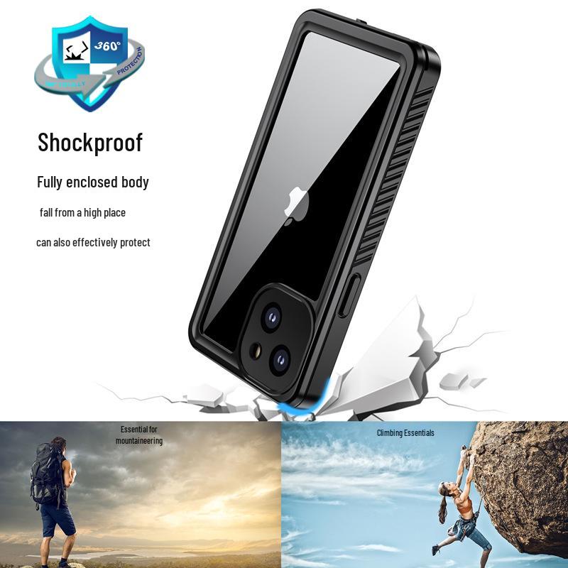 Водонепроницаемый чехол для дайвинга для iPhone 13 Mini - Профессиональная ударопрочная защитная крышка