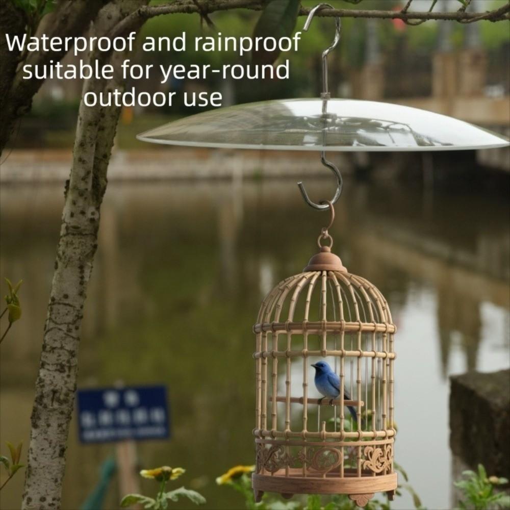 Clear Dome Bird Feeder Rain Guard Cover UV Protection Snow Proof Umbrella Bird Feeder Weatherproof Squirrel Proof