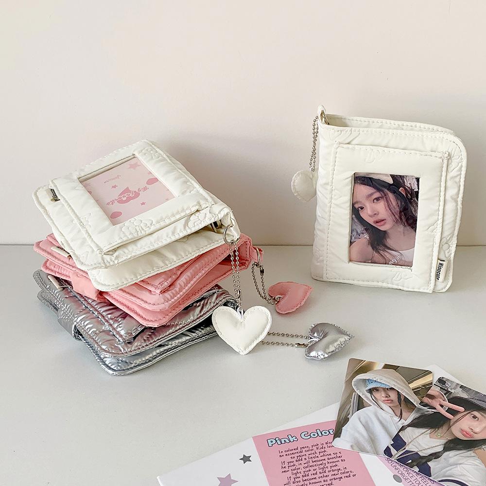 MINKYS New Arrival Fabric M5 3 inch Kpop Photocards Binder Book idol Photo Collection Book Album Book