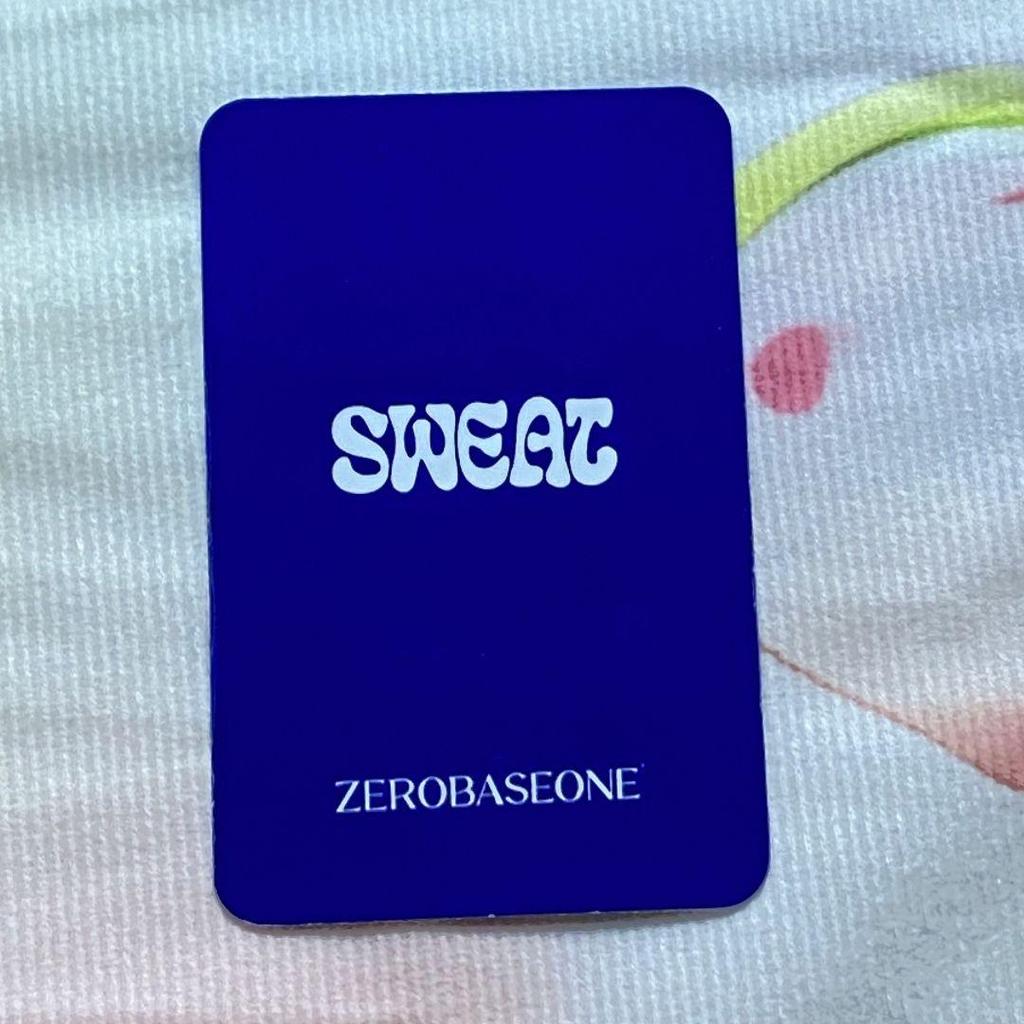 [USED] ZB1 Ricky Sanok Pre-recorded Sweat Korean Trading Card