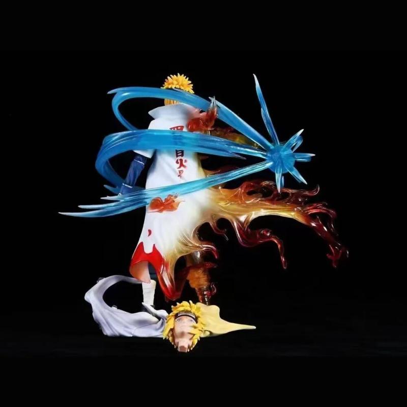 26 см Наруто Минато Намикадзе LED Rasengan ПВХ Статуэтка Аниме Фигурка