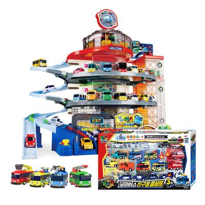 Tayo Башня управления парковкой + Мини-машина Полный комплект Tayo Bus КОРЕЯ ДЛЯ ДЕТЕЙ ИГРУШКИ