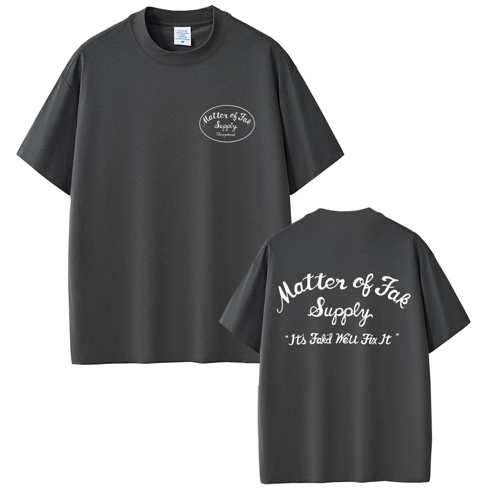 Matter of Fak The Bear TV Show Jeremy Allen T Shirt The Original Beef of Chicagoland Tshirt Unisex Women Casual Cotton Tshirts