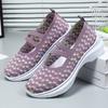Fashion Women Shoes Slip On Mary Jane Flats Lady Summer Outdoor Casual Walking Shoes Non Slip Comfortable Sneakers for Mom Lightweight