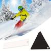 Скребок для сноуборда, скребок для лыжного воска, высокопрочный многоразовый компактный размер, портативный акриловый скребок для лыж, сноуборда