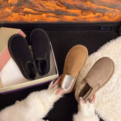 Зимние большие размеры пара универсальная мягкая подошва нескользящая обувь для беременных женщин хлопковая бархатная теплая студенческая обувь для хлеба зимние сапоги женские