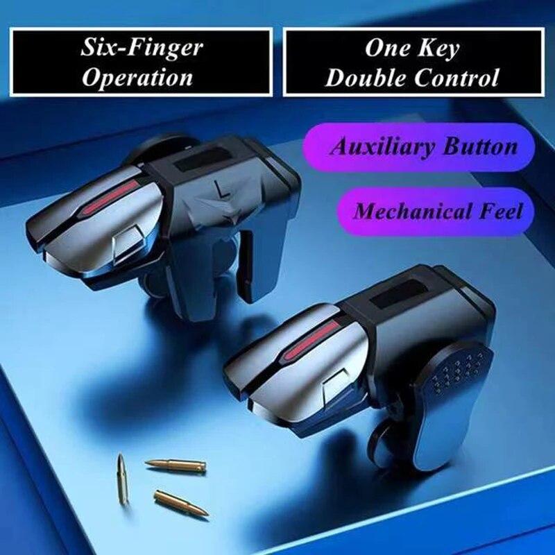 Мобильные игровые триггеры G21 Эргономичный триггер Выдвижной игровой контроллер для телефона Избегайте чувствительных кнопок прицеливания выстрелов Минимальный разъем