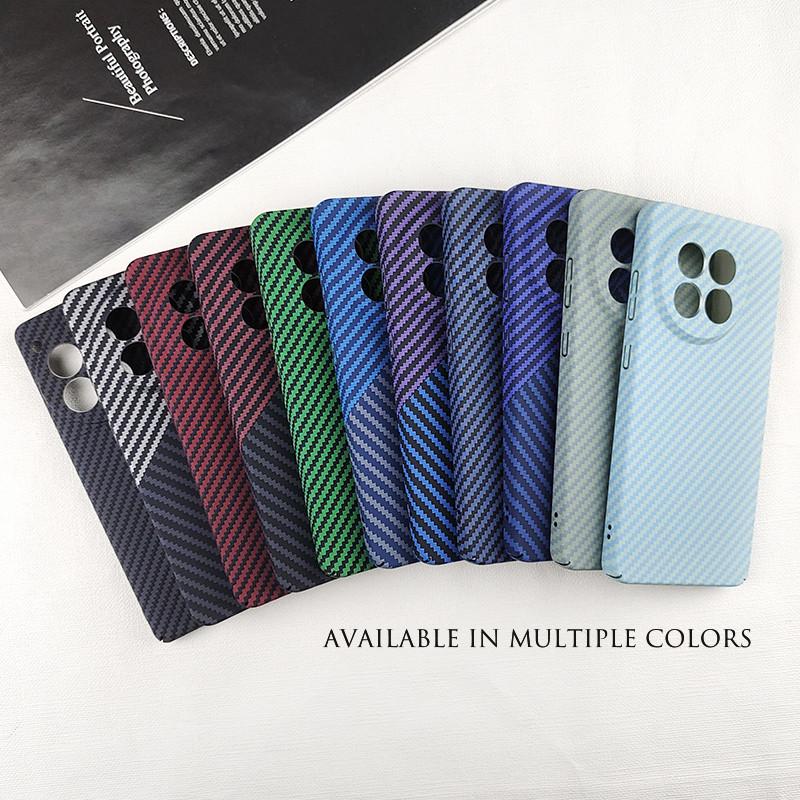 Роскошный ультратонкий матовый чехол из углеродного волокна для телефона OnePlus 13 12 11 10 Pro 13R 12R 11R противоударный жесткий защитный чехол для ПК с защитой от отпечатков пальцев