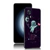 Мультяшный милый астронавт черный чехол для телефона Xiaomi Redmi 7A 8A 9A 10A 11A 9C 10C 12C 13C 11 Prime A1 A2 Plus 12 4G Note 9T 12R
