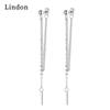 Lindon Copper Alloy Zircon Earrings Drop Earrings For Women Wedding Party Gifts