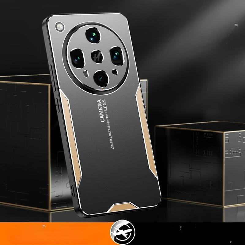 Тонкий металлический жесткий чехол для Find X8 Ultra X8S Защита объектива камеры Мягкий бампер Противоударный чехол для Find X8ultra X8 S Plus Pro