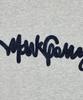 Mark Gonzales Свитшот с вышивкой логотипа на бархате - M/Серый