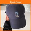 Baseball Cap Trendy With Dolphin And Letter Embroidery Design For Wear Outdoor