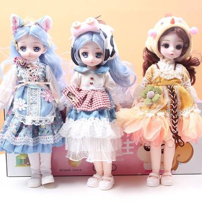 Многофункциональная кукла BJD с одеждой, съемные шарниры, 30 см, куклы 1/6, привлекательные глаза, красочная игрушка
