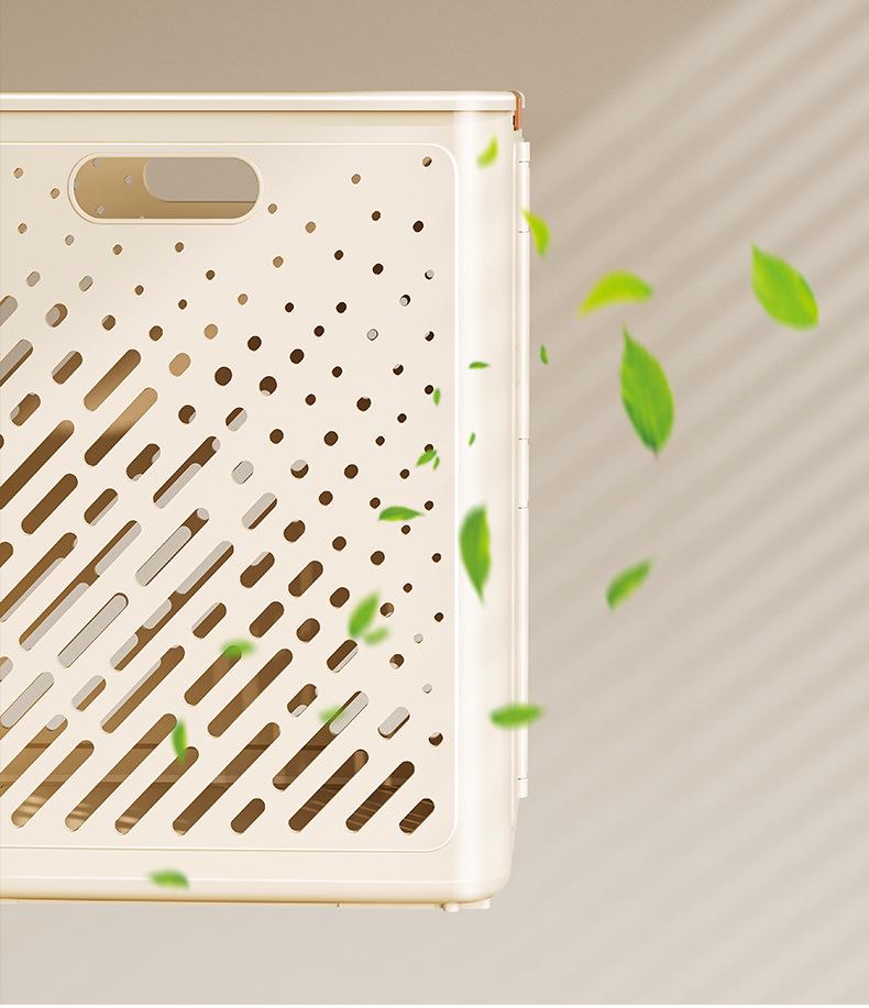 Foldable Large Capacity Laundry Hamper for Bathroom and Household Use