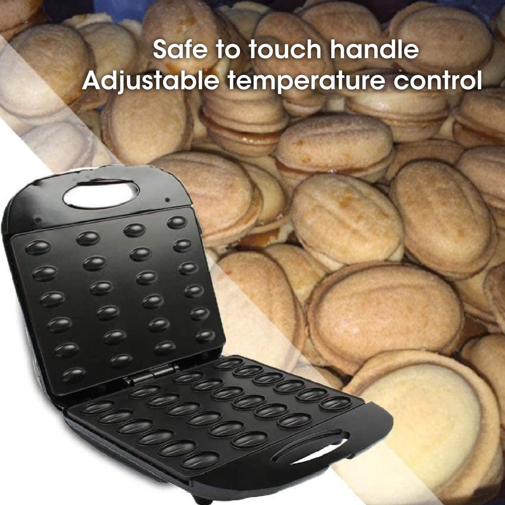 1400 Вт электрическая машина для выпечки орехов, 24 лотка для кексов, автоматическая машина для выпечки орехов, вафель, тостер, противень для выпечки завтрака