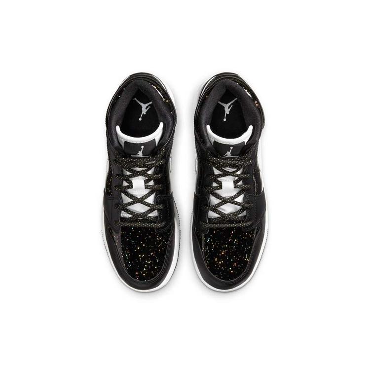 Jordan 1 Mid Black Speckle GS AV5174-001