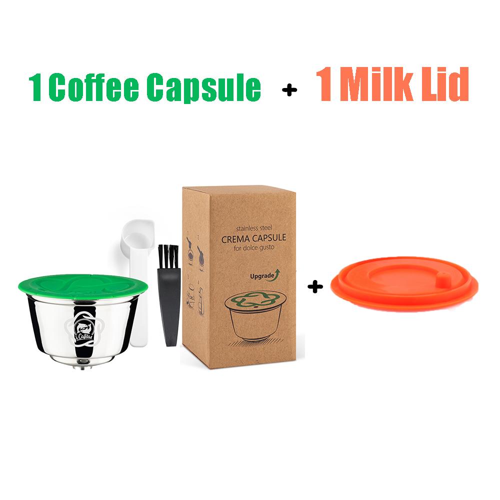 Обновленная многоразовая кофейная капсула для Dolce Gusto, многоразовая чашка-фильтр из нержавеющей стали для кофейной машины Nescafe, создатель крема