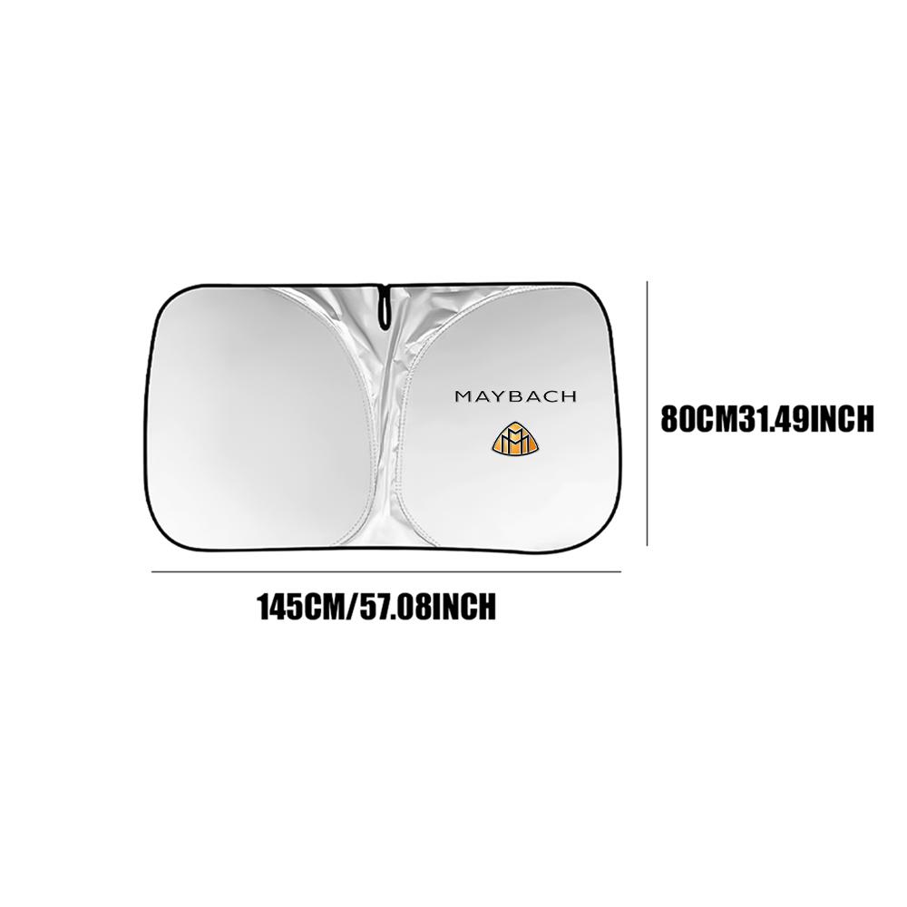 FSI1 1Pc Car Front Window Sunshade Shield Folding Windshield UV Block Cover For Mercedes Benz A C S Class W211 GLC GLE CLA AMG