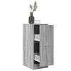 VidaXL Apothecary Cabinet Sonoma Grey 30x41x77.5 Cm Engineered Wood, Apothecary Chest, Apothecary Furniture, Chest with 855156