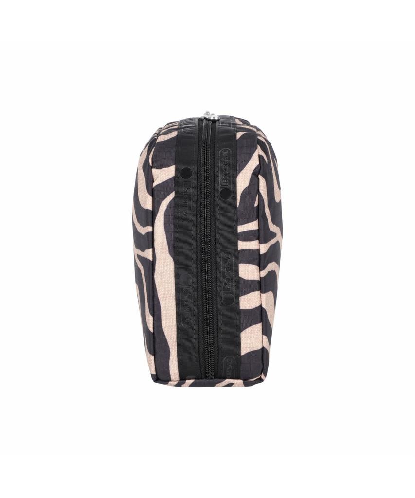 Lesportsac Рафия Зебра Очень Большой Прямоугольный Косметический Пенал [7121.Hc94]