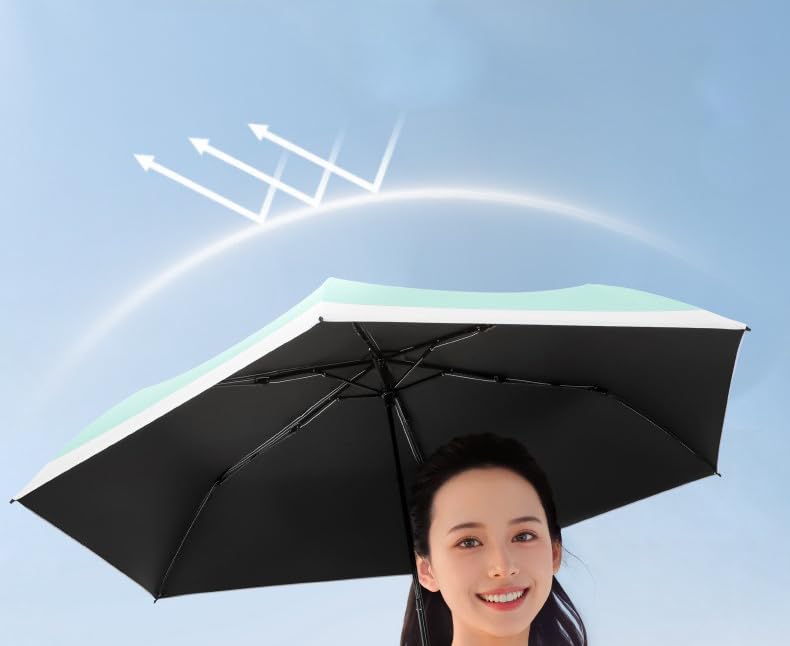 Vapology UV автоматический открывающийся и легкий складной зонт для солнечной и дождливой погоды, ветро- и водонепроницаемый для [99,9% защиты, закрывается]