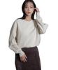 Nano Universe Bonded Knit F Women's Pullover, 031, Off-White, 669-4222318