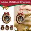Christmas Owl Ornament Tree Animal Pendant Decorations Festival Artificial Party Adornment Simu D6C9