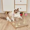 Interactive Relieve Boredom Cartoon Cat Teaser Stick Feather Rod Cat Catcher Teaser Cat Spring Toy