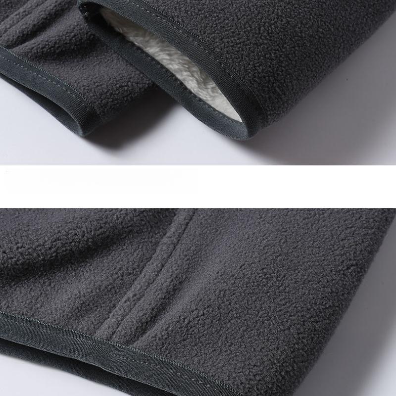 Флисовая куртка большого размера для мужчин Зимняя толстовка из полар-флиса Оверсайз Деловая куртка Джентльмен Стойка воротник