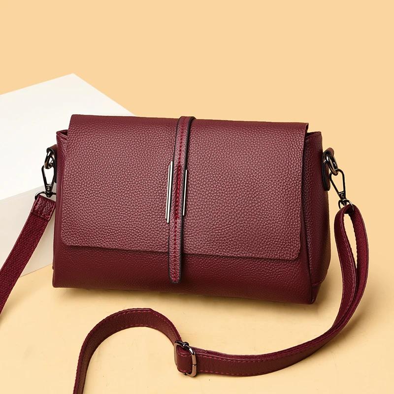 Новая модная повседневная сумка через плечо для женщин среднего возраста, большая вместимость, маленькая квадратная сумка через плечо