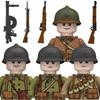 Военные Французской Армии Пехотинцы Мини Фигурки Модели Игрушки для Детей Строительные Блоки Подарок Мальчики Девочки