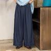 Japanese Fungus Edge Thin High-waisted Jeans Women Summer Elasticated Waist Cropped Pants
