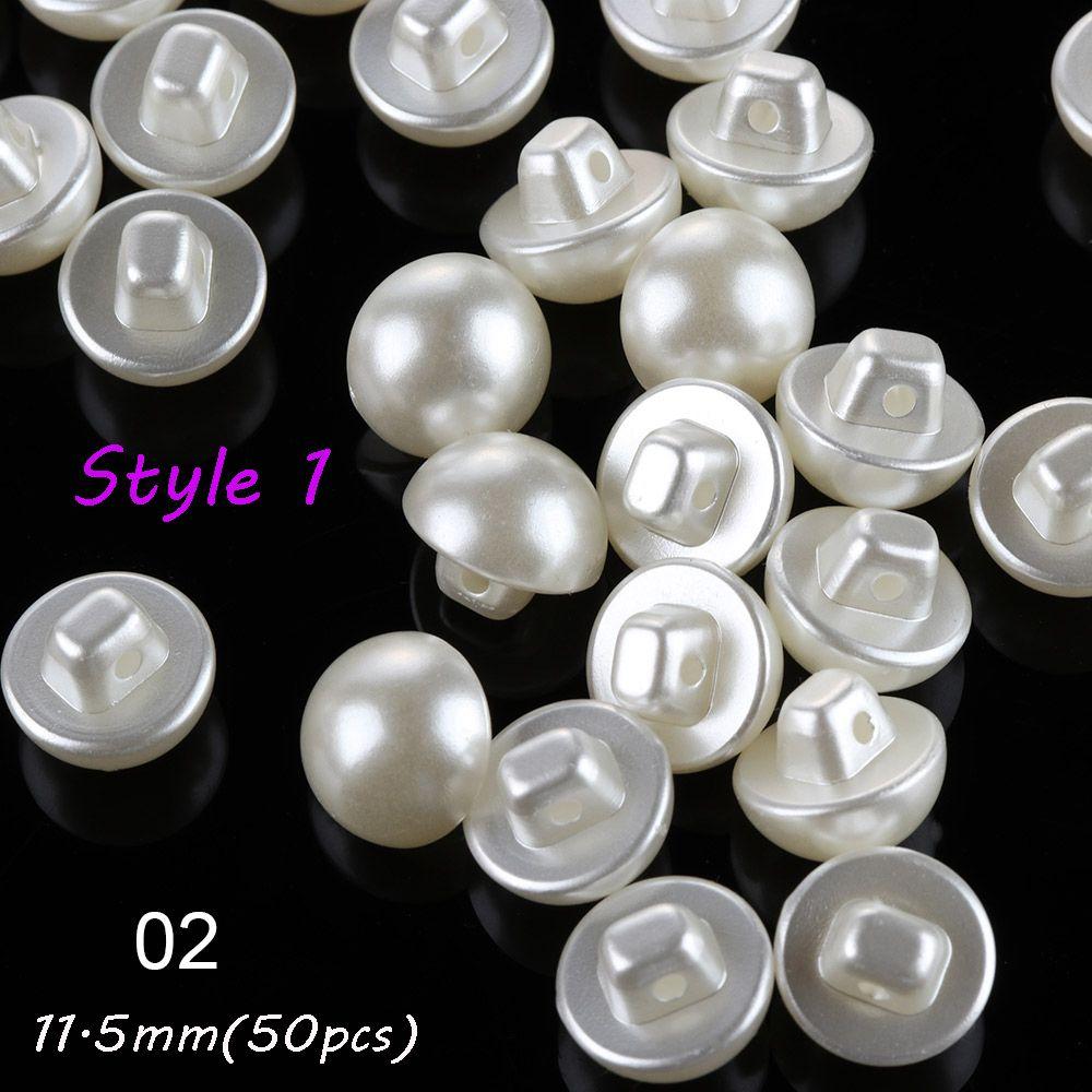 Garment Decorative Crafts Mushroom Clothing Dress Accessories Scrapbooking Pearl Buttons Sewing