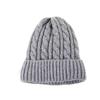 Trendy Twists Knitted Hat Elastic Woolen Hat Versatile Winter Pullover Cap  Outdoor