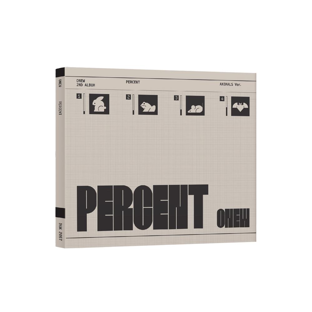 ONEW - PERCENT (Digipack Ver.)