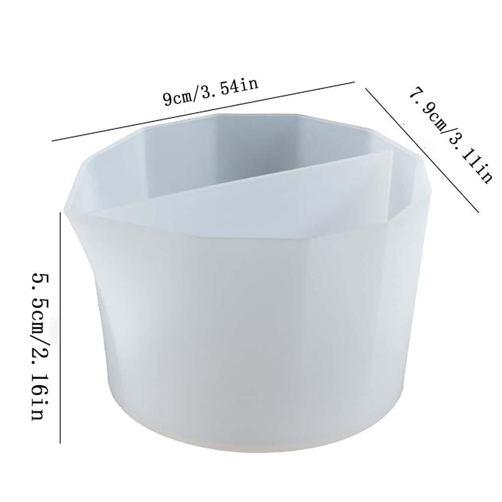 Для лучшей жизни 1 шт. прозрачный сделай сам кристально-цветной стакан эпоксидная смола мягкая силиконовая форма смешанное сочетание моющийся и многоразовый