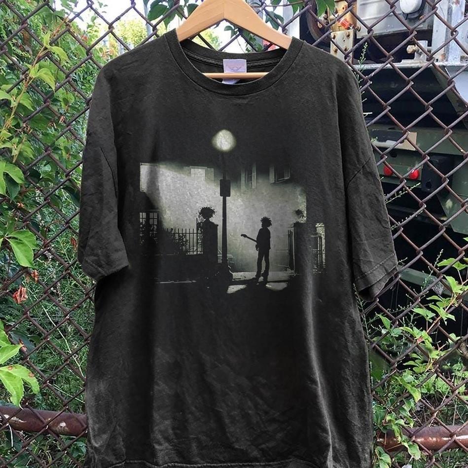 The Cure The Exorcist Mashup T-Shirt The Curexorcist Graphic Black Unisex