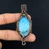 Smithsonite 999 Copper Wire Wrapped Pendant Handmade Gemstone Jewelry, Gifts For Wife Brand New Pendant