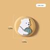 Cute Wall Protector Door Crash Pad Anti-collision Self Adhesive Door Handle Bumper Silicone Simple Door Stopper Wall Sticker