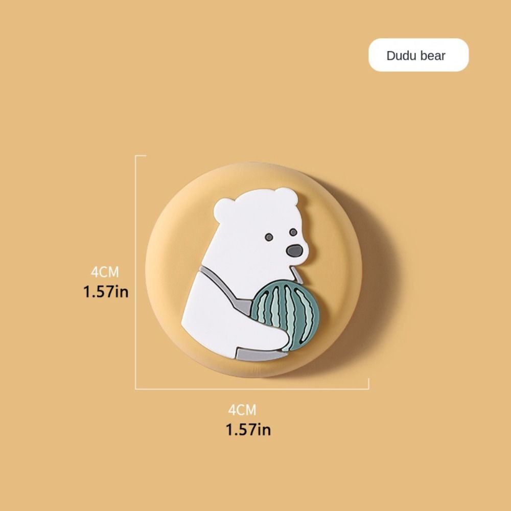 Cute Wall Protector Door Crash Pad Anti-collision Self Adhesive Door Handle Bumper Silicone Simple Door Stopper Wall Sticker